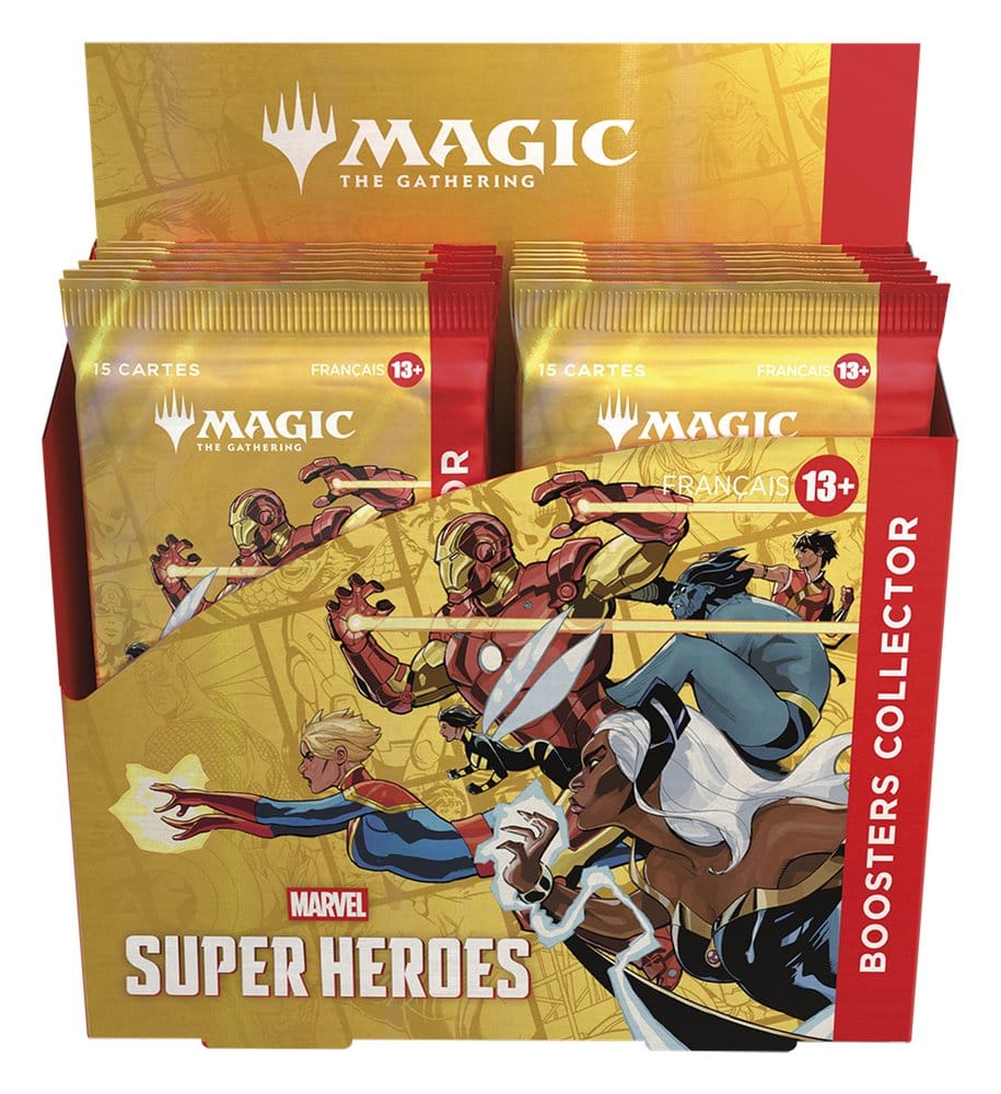 Magic the Gathering Marvel Super Heroes Sammler Booster Display (12) französisch Image 9