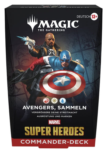 Magic the Gathering Marvel Super Heroes Commander Decks Umkarton (4) deutsch Image 3