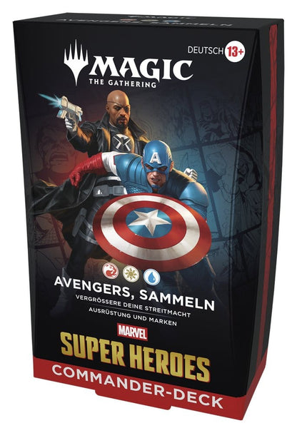 Magic the Gathering Marvel Super Heroes Commander Decks Umkarton (4) deutsch Image 4