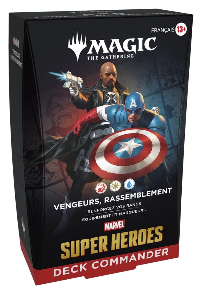 Magic the Gathering Marvel Super Heroes Commander Decks Umkarton (4) französisch Image 2