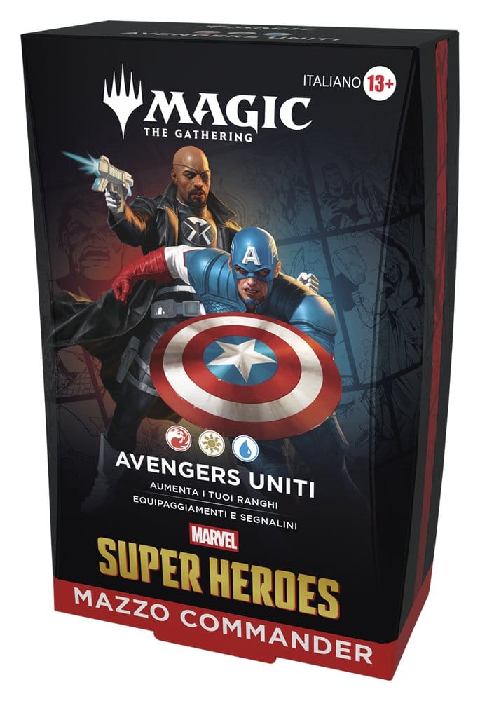 Magic the Gathering Marvel Super Heroes Commander Decks Umkarton (4) italienisch Image 4