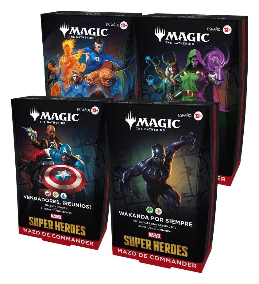 Magic the Gathering Marvel Super Heroes Commander Decks Umkarton (4) spanisch Image 1