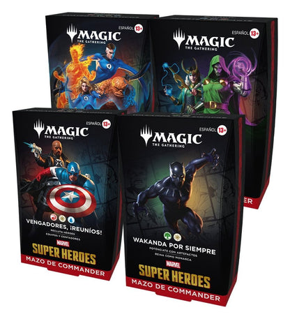 Magic the Gathering Marvel Super Heroes Commander Decks Umkarton (4) spanisch Image 1