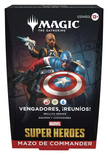 Magic the Gathering Marvel Super Heroes Commander Decks Umkarton (4) spanisch Image 3