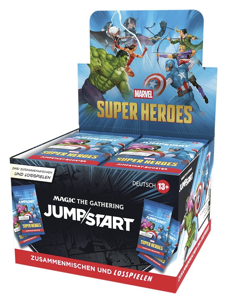 Magic the Gathering Marvel Super Heroes Jumpstart Booster Display (24) deutsch Image 1