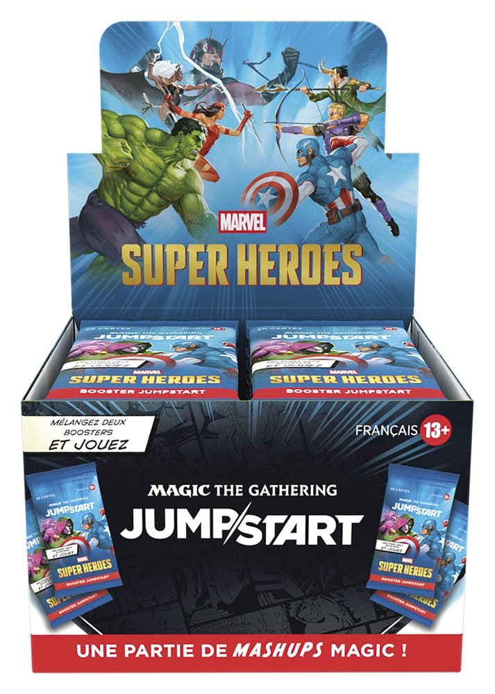 Magic the Gathering Marvel Super Heroes Jumpstart Booster Display (24) französisch Image 6