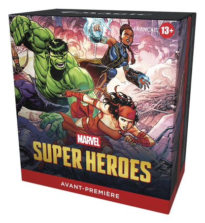 Magic the Gathering Marvel Super Heroes Prerelease Packs Umkarton (15) französisch Image 1