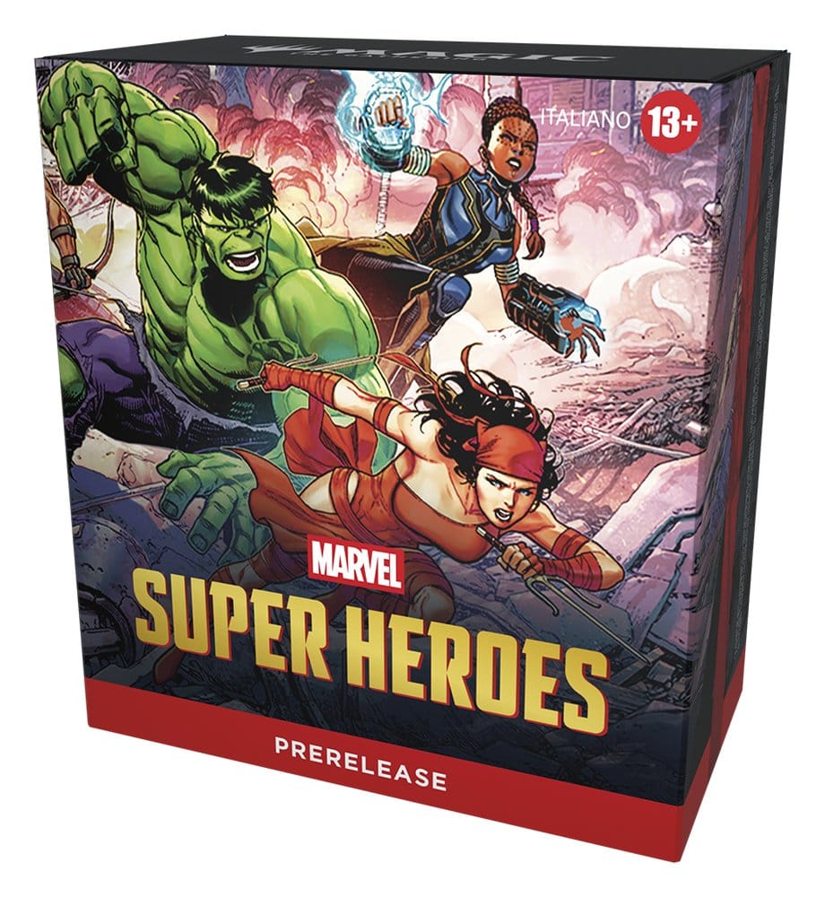 Magic the Gathering Marvel Super Heroes Prerelease Packs Umkarton (15) italienisch Image 1