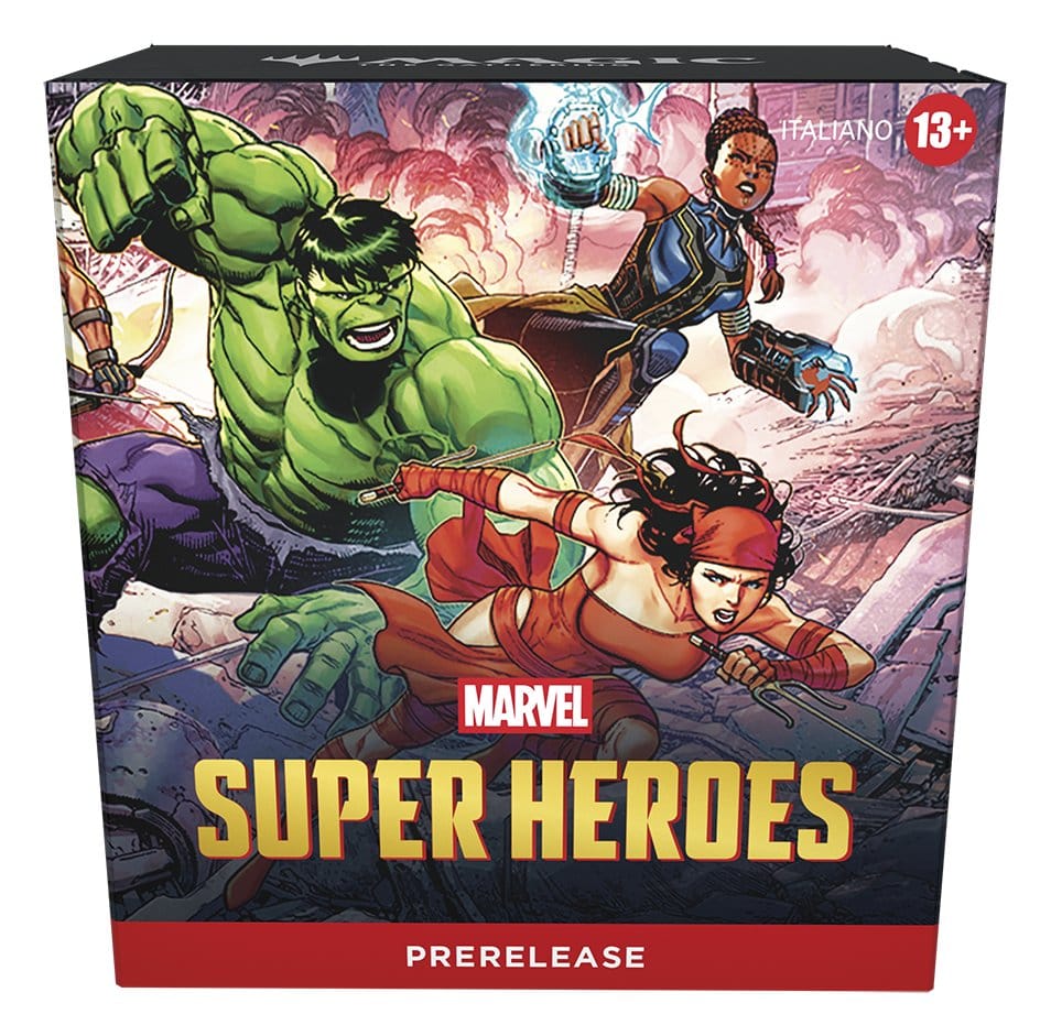 Magic the Gathering Marvel Super Heroes Prerelease Packs Umkarton (15) italienisch Image 3