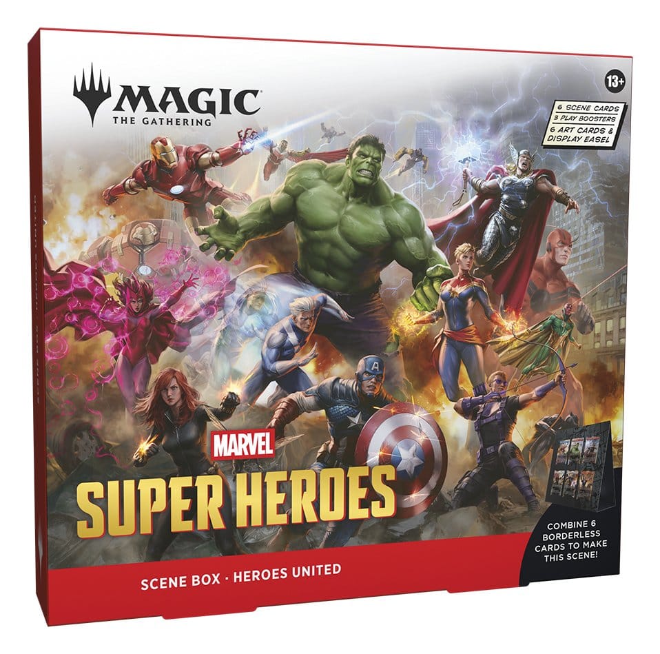 Magic the Gathering Marvel Super Heroes Szenenboxen Display (4) englisch Image 2