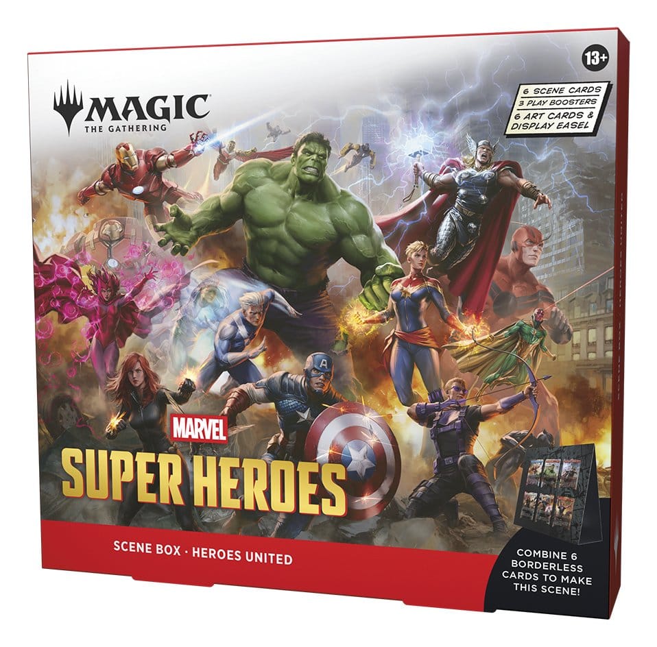 Magic the Gathering Marvel Super Heroes Szenenboxen Display (4) englisch Image 4