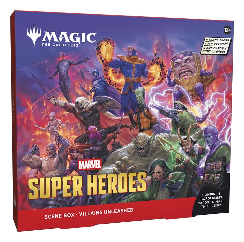 Magic the Gathering Marvel Super Heroes Szenenboxen Display (4) englisch Image 5