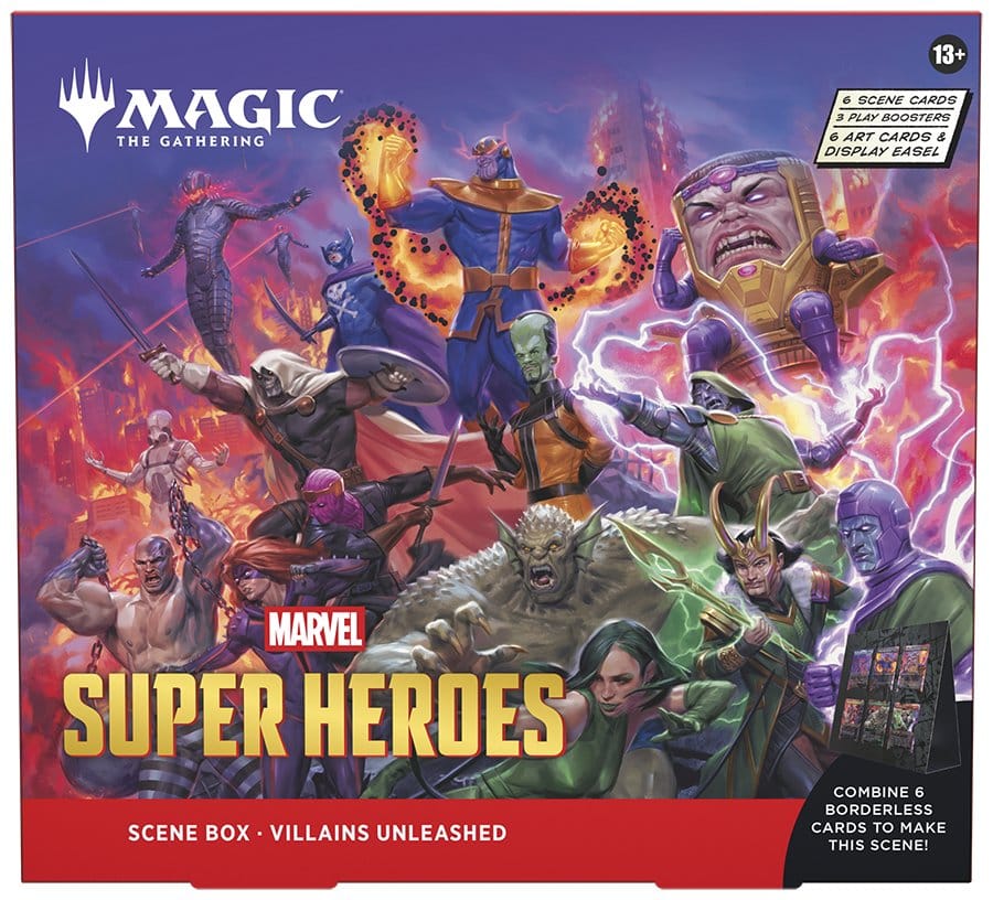 Magic the Gathering Marvel Super Heroes Szenenboxen Display (4) englisch Image 6