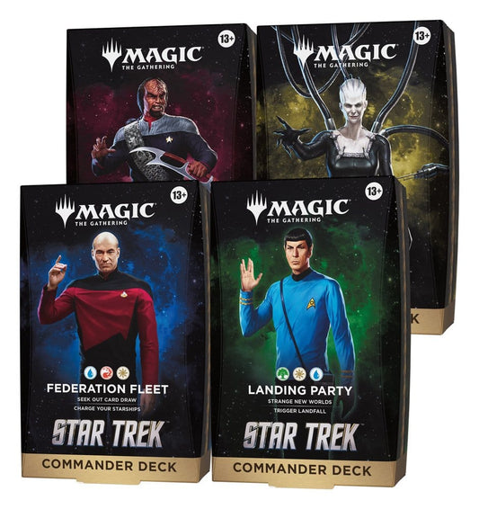 Magic the Gathering Star Trek Commander-Decks Umkarton (4) englisch Image 1