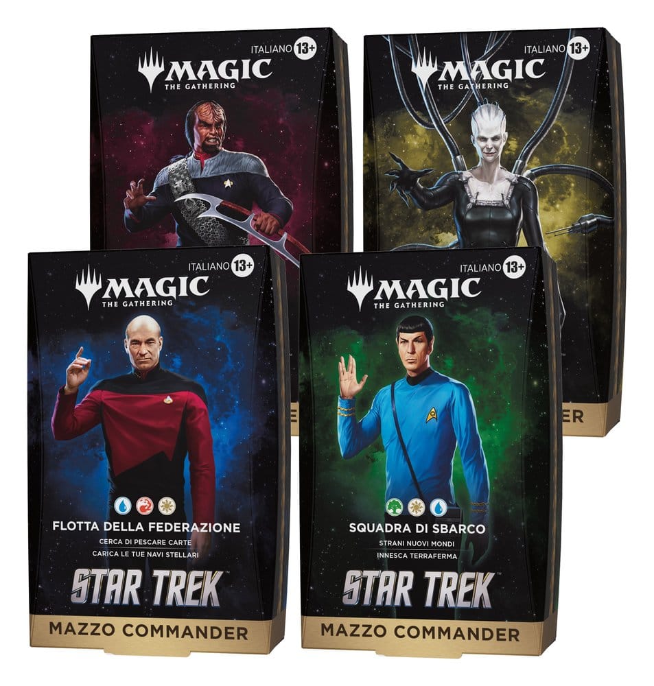 Magic the Gathering Star Trek Commander-Decks Umkarton (4) italienisch Image 1