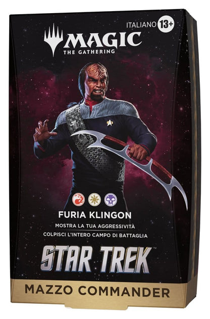 Magic the Gathering Star Trek Commander-Decks Umkarton (4) italienisch Image 4