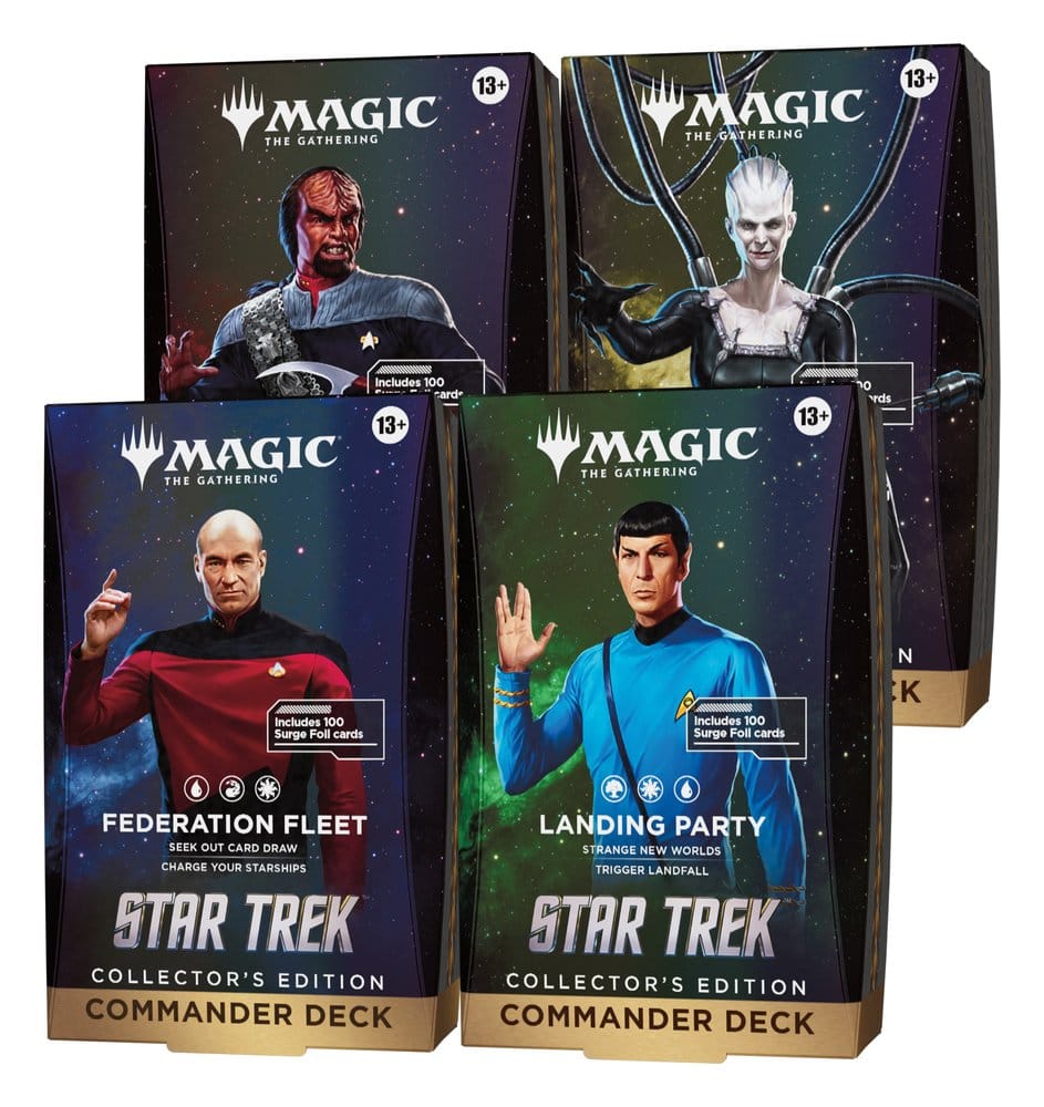 Magic the Gathering Star Trek Collector's Edition Commander-Decks Umkarton (4) englisch Image 1