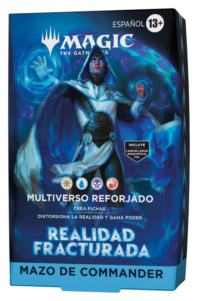 Magic the Gathering Realidad fracturada Commander Deck Multiverse Reforged Assortment (4) spanisch Image 1