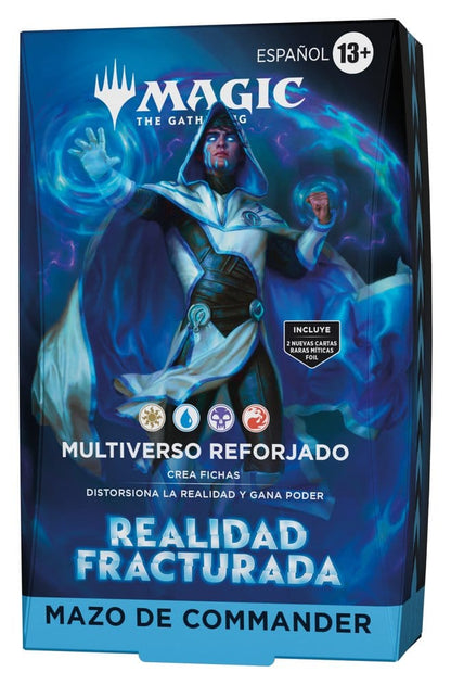 Magic the Gathering Realidad fracturada Commander Deck Multiverse Reforged Assortment (4) spanisch Image 1