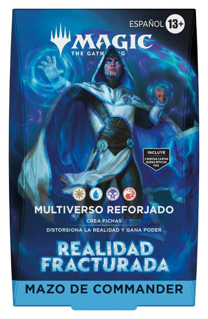 Magic the Gathering Realidad fracturada Commander Deck Multiverse Reforged Assortment (4) spanisch Image 3