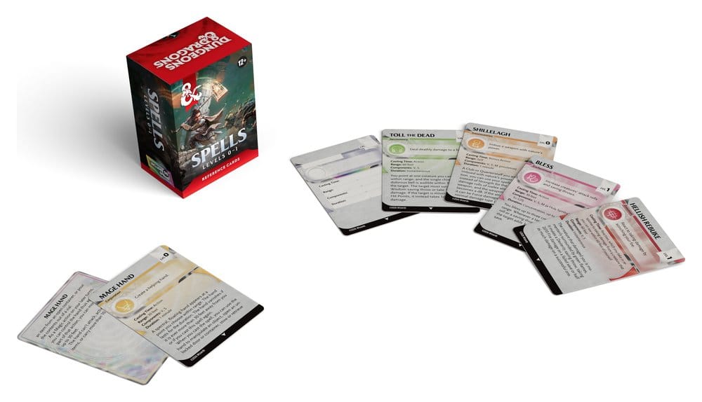 Dungeons & Dragons RPG Referenzkarten: Zaubersprüche (Stufen 0-1) *Englische Version* Image 3