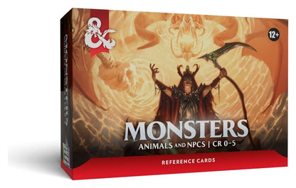 Dungeons & Dragons RPG Referenzkarten: Monster (Tiere und NSCs) *Englische Version* Image 1