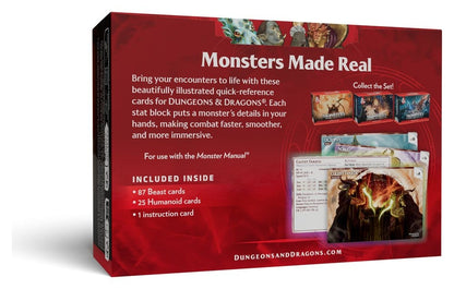 Dungeons & Dragons RPG Referenzkarten: Monster (Tiere und NSCs) *Englische Version* Image 2