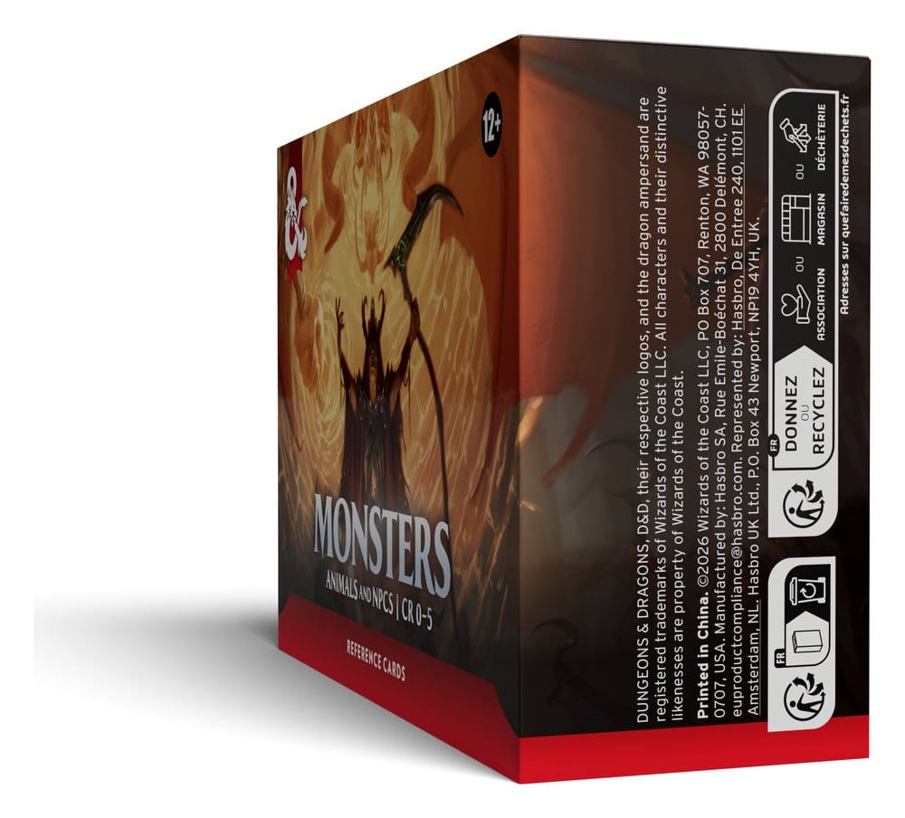 Dungeons & Dragons RPG Referenzkarten: Monster (Tiere und NSCs) *Englische Version* Image 5