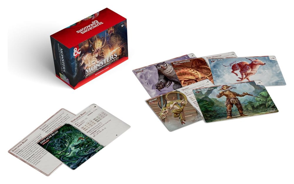 Dungeons & Dragons RPG Referenzkarten: Monster (Mystisch und Bedrohlich) *Englische Version* Image 3