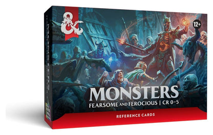 Dungeons & Dragons RPG Referenzkarten: Monster (Furchterregend und Wild) *Englische Version* Image 1