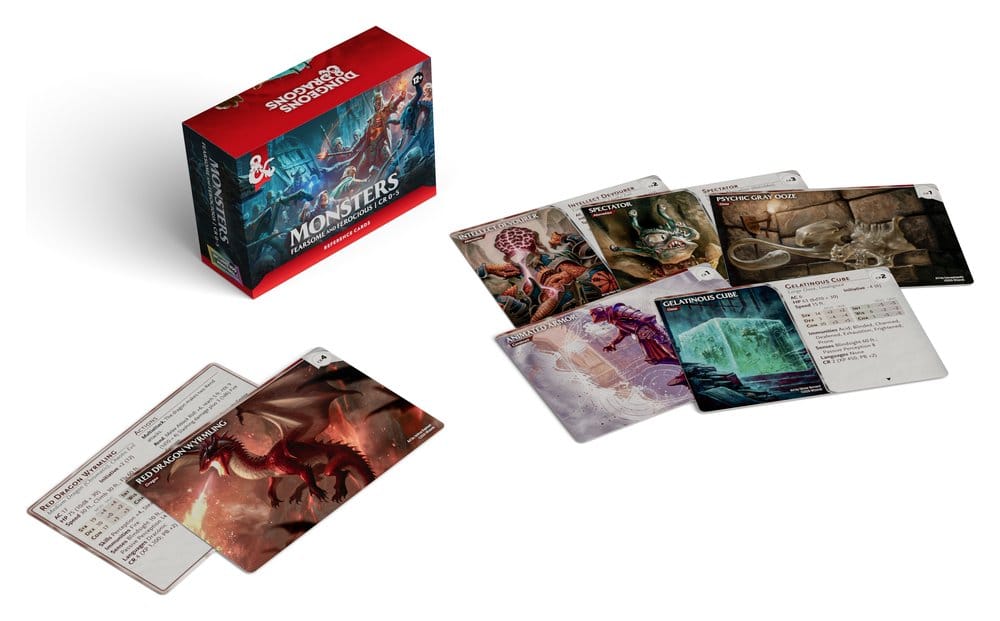 Dungeons & Dragons RPG Referenzkarten: Monster (Furchterregend und Wild) *Englische Version* Image 3