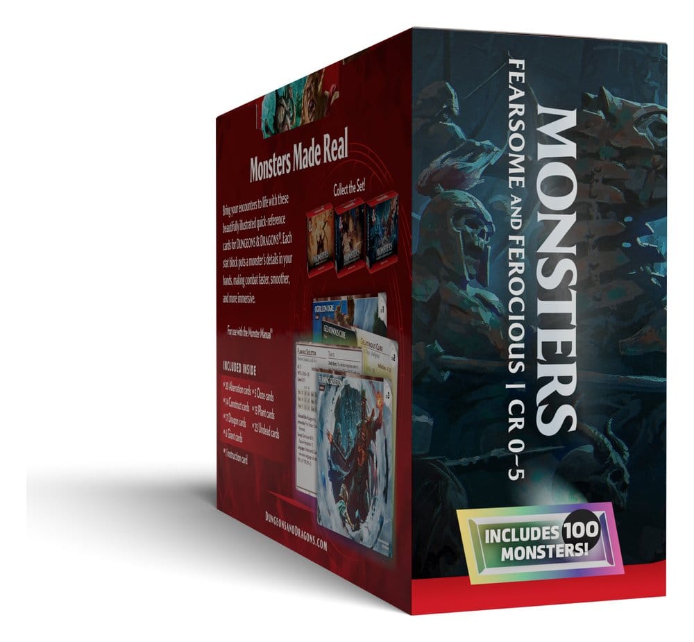 Dungeons & Dragons RPG Referenzkarten: Monster (Furchterregend und Wild) *Englische Version* Image 4