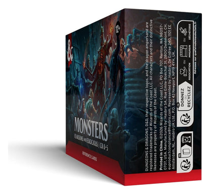 Dungeons & Dragons RPG Referenzkarten: Monster (Furchterregend und Wild) *Englische Version* Image 5
