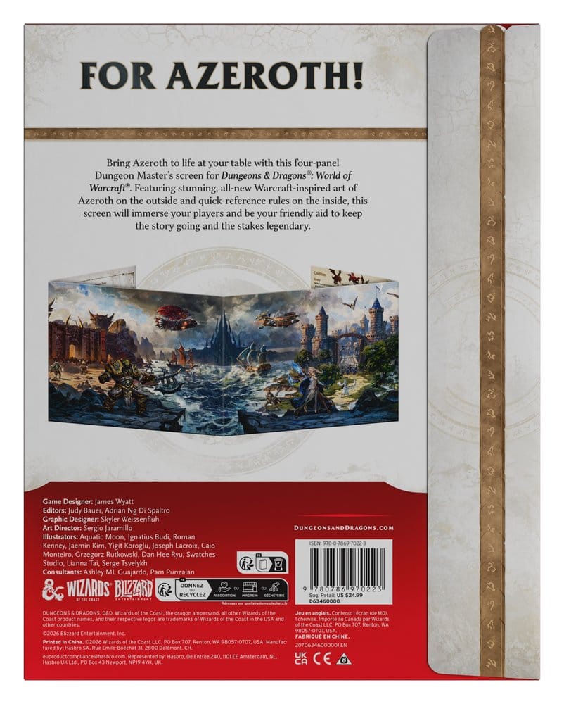 Dungeons & Dragons RPG World of Warcraft Spielleiterschirm *Englische Version* Image 5
