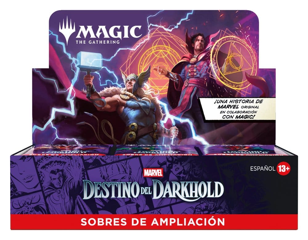 Magic the Gathering Marvel: Destino del Darkhold Play-Booster Display (30) spanisch Image 2