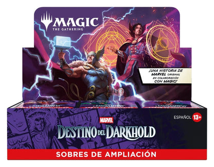 Magic the Gathering Marvel: Destino del Darkhold Play-Booster Display (30) spanisch Image 2