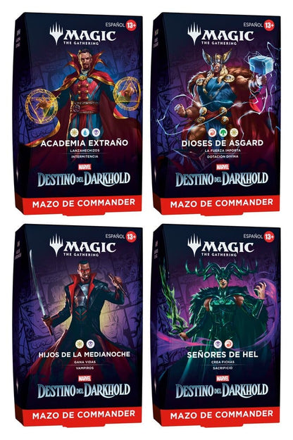 Magic the Gathering Marvel: Destino del Darkhold Commander-Decks Umkarton (4) spanisch Image 1