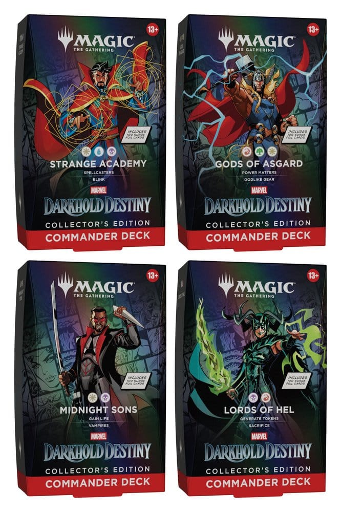 Magic the Gathering Marvel: Darkhold Destiny Collector's Edition Commander-Decks Umkarton (4) englisch Image 1