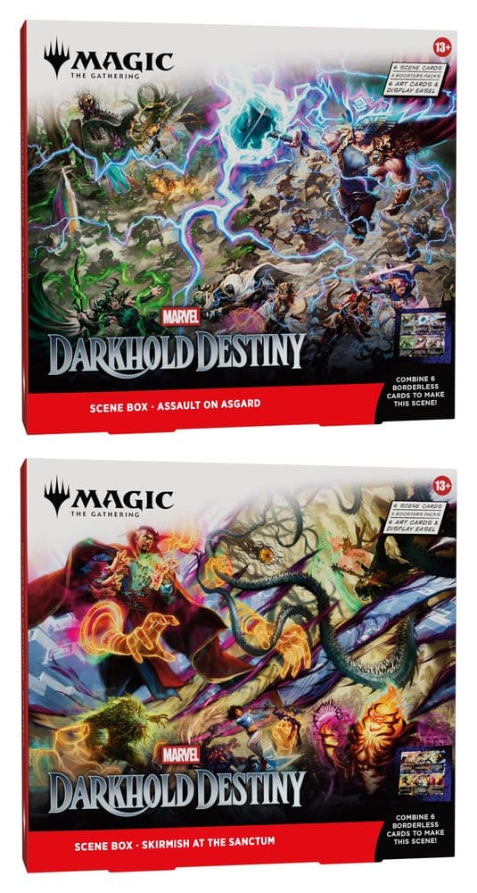 Magic the Gathering Marvel: Darkhold Destiny Szenenboxen Display (4) englisch Image 1