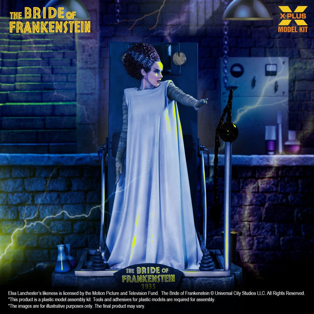 Frankensteins Braut Plastic Model Kit 1/8 Bride of Frankenstein 21 cm Image 4