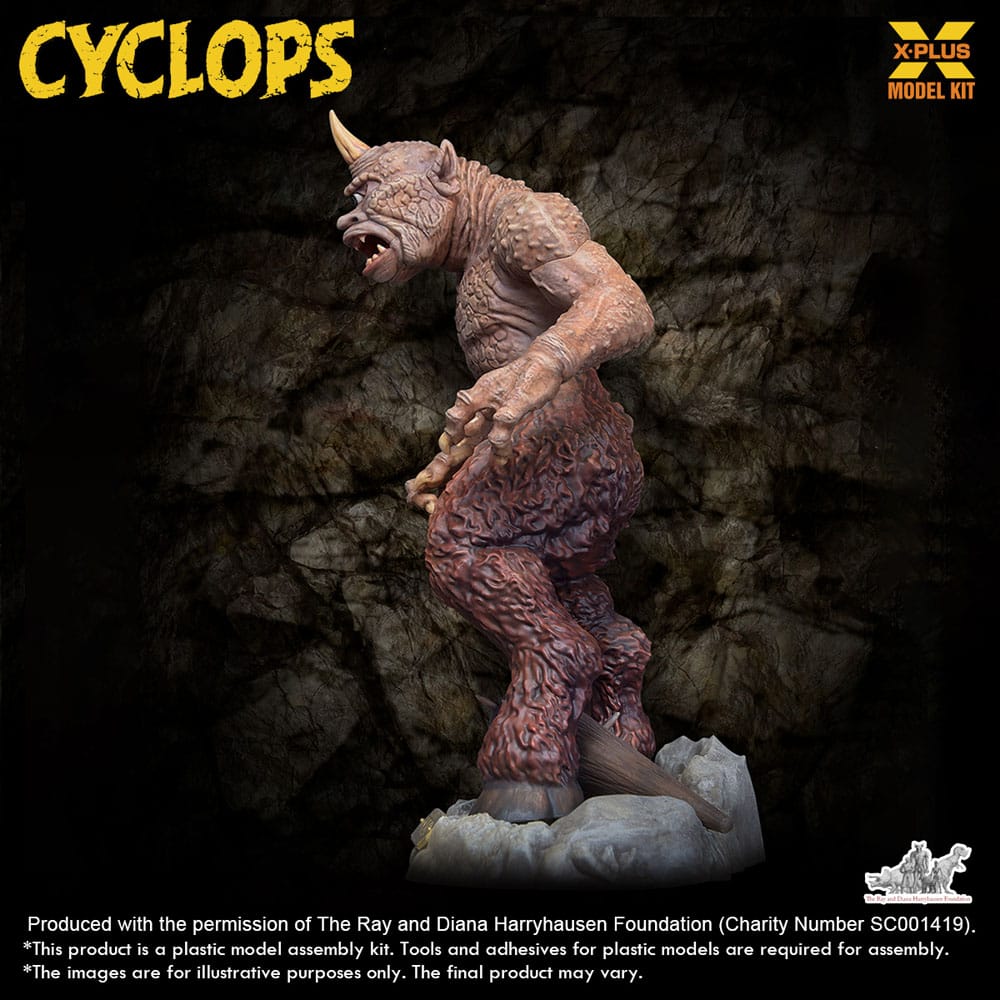 Cyclops Figur Plastic Model Kit 1/72 Renewal Package 23 cm Image 2