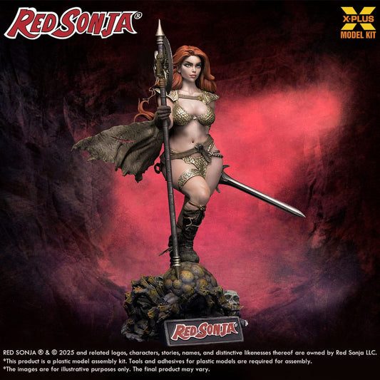 Red Sonja Plastic Model Kit 1/8 Red Sonja Neuauflage 27 cm Image 2