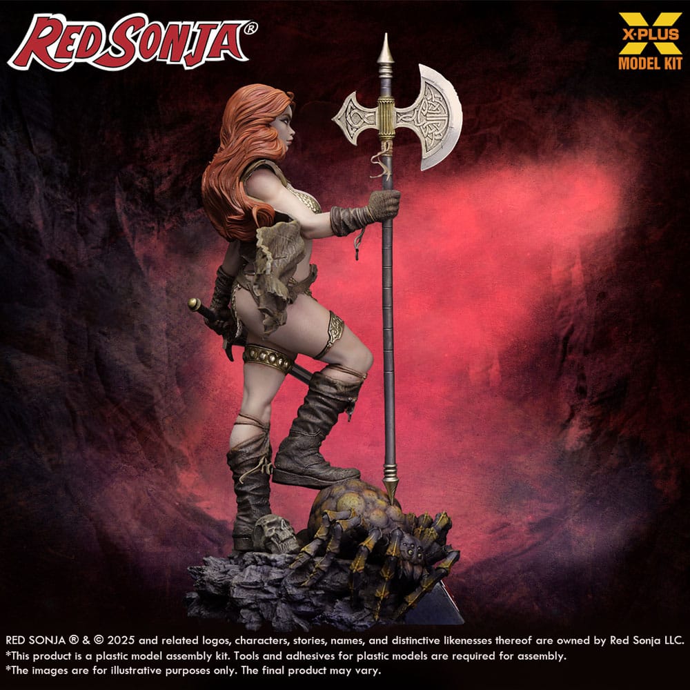 Red Sonja Plastic Model Kit 1/8 Red Sonja Neuauflage 27 cm Image 3