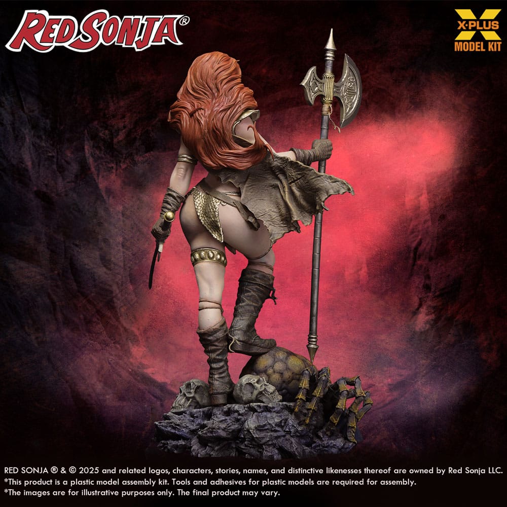 Red Sonja Plastic Model Kit 1/8 Red Sonja Neuauflage 27 cm Image 4
