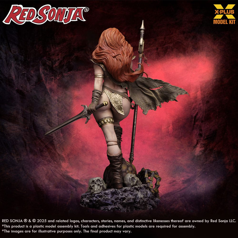 Red Sonja Plastic Model Kit 1/8 Red Sonja Neuauflage 27 cm Image 5