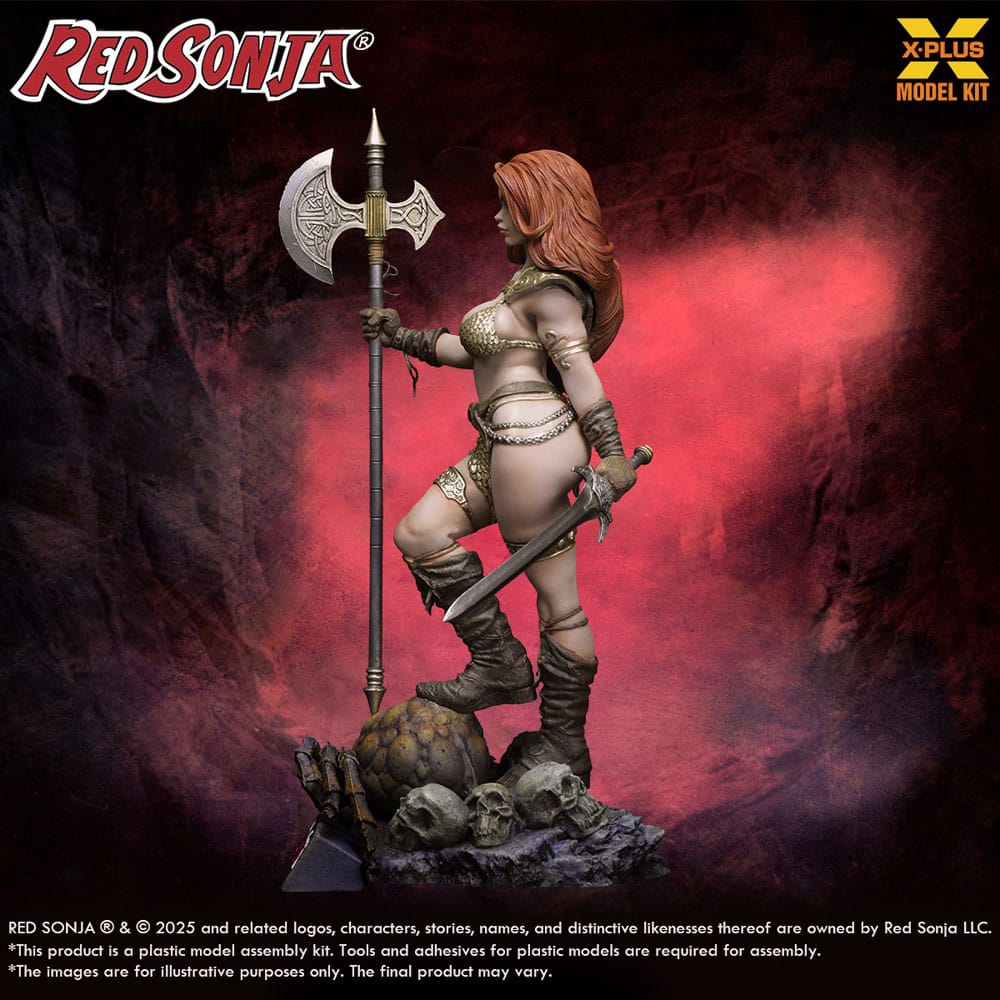 Red Sonja Plastic Model Kit 1/8 Red Sonja Neuauflage 27 cm Image 6