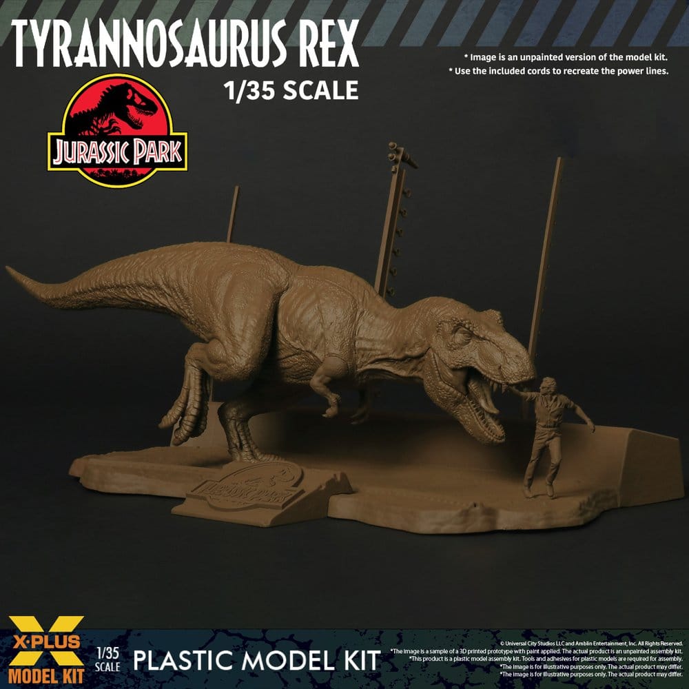 Jurassic Park Plastic Model Kit 1/35 Tyrannosaurus Rex 42 cm Image 5