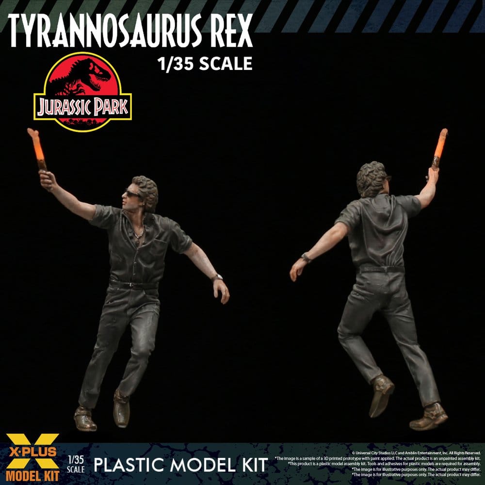 Jurassic Park Plastic Model Kit 1/35 Tyrannosaurus Rex 42 cm Image 13