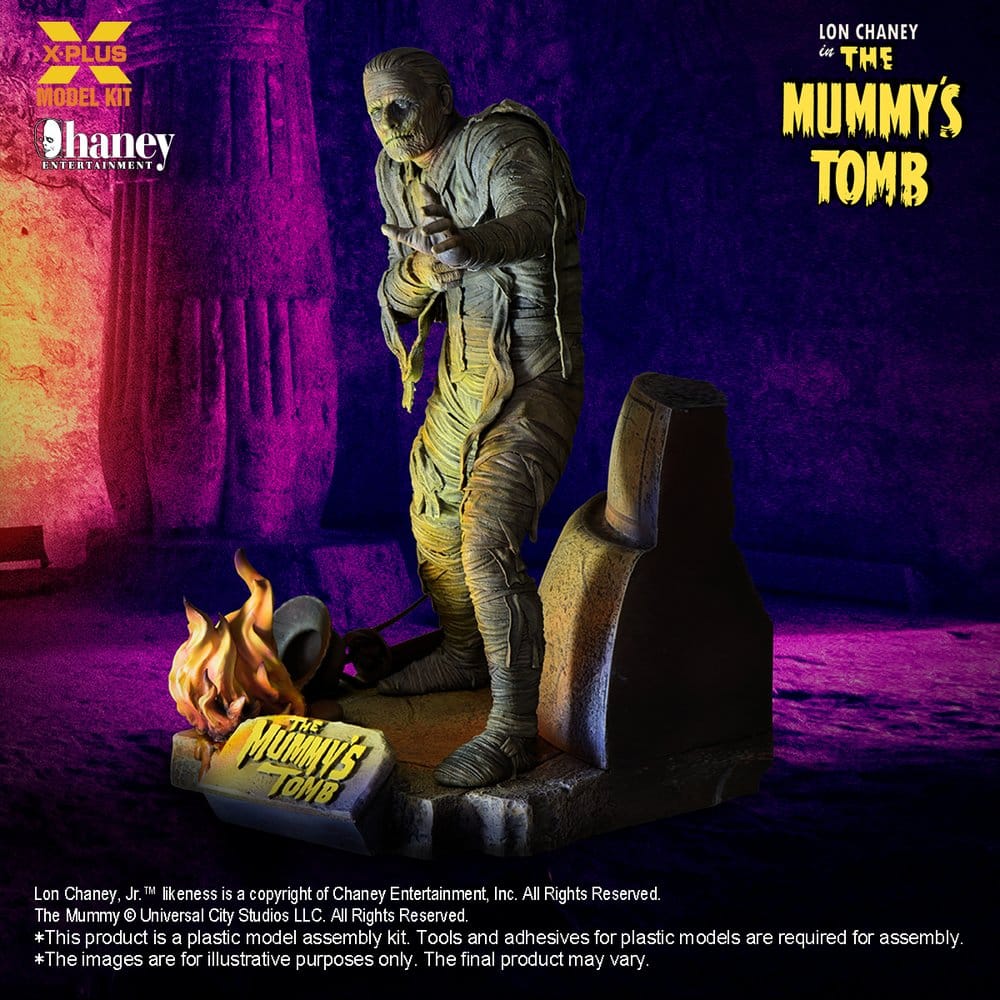 Universal Monsters Plastic Model Kit 1/8 Lon Chaney, Jr. as Mummy (Repro) 23 cm Image 2