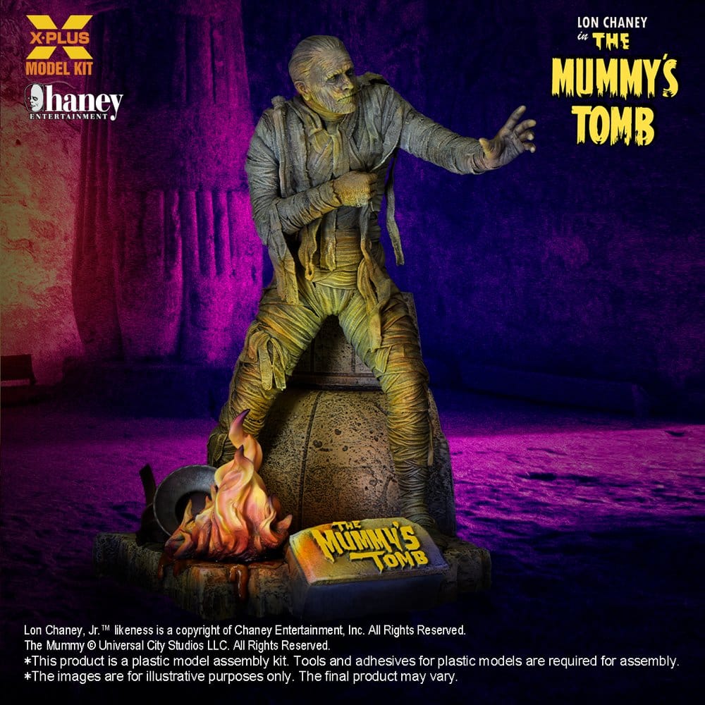 Universal Monsters Plastic Model Kit 1/8 Lon Chaney, Jr. as Mummy (Repro) 23 cm Image 3
